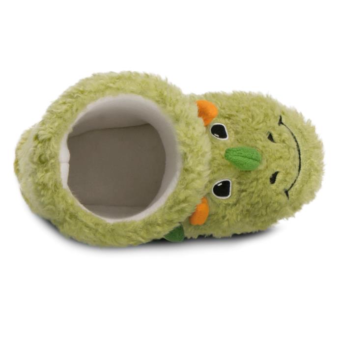totes Kids Dino Boot Slippers Green Extra Image 5